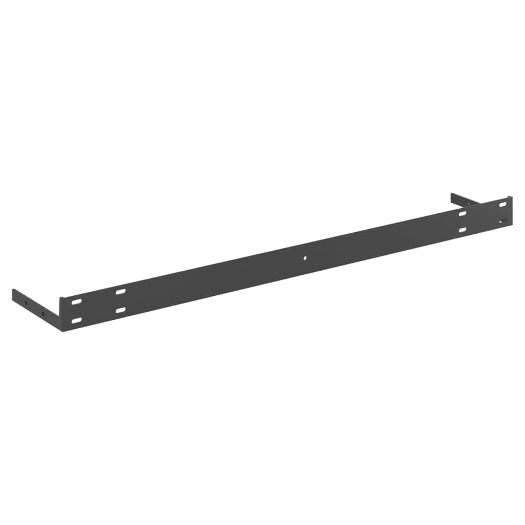 Prateleiras de parede 2 pcs 80x23,5x3,8cm MDF cinzento-cimento - Image 6