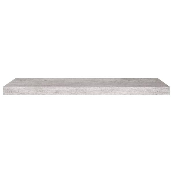 Prateleiras de parede 4 pcs 80x23,5x3,8cm MDF cinzento-cimento - Image 4