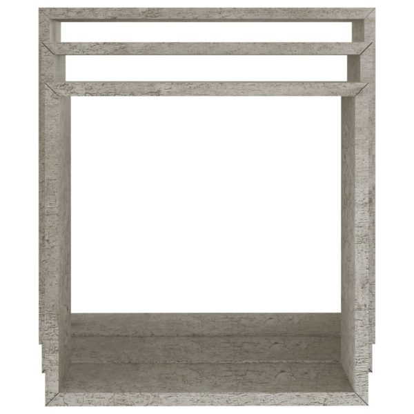 Prateleiras de parede em forma de cubo 3 pcs cinzento cimento - Image 4