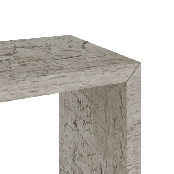 Prateleiras de parede em forma de cubo 3 pcs cinzento cimento - Image 9