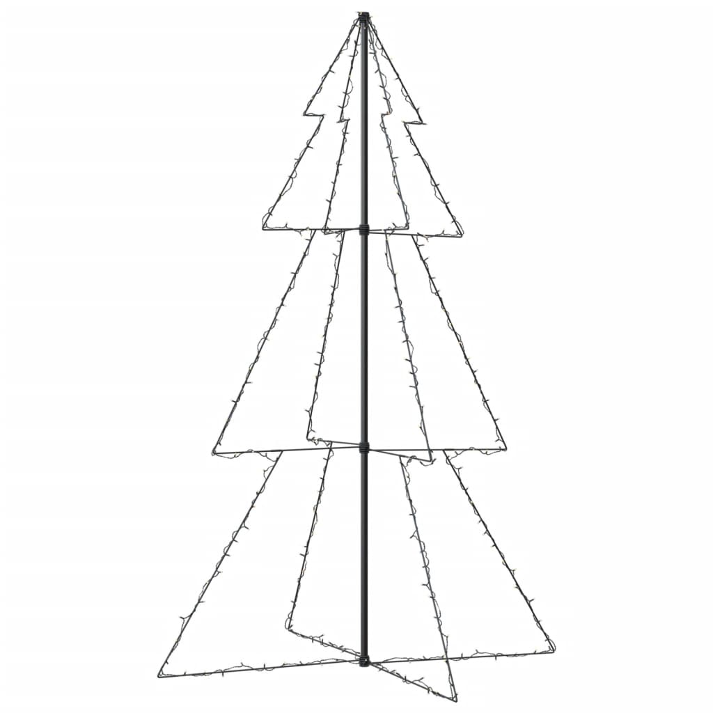 Árvore de Natal em cone 240 LEDs 118x180 cm interior e exterior - Image 4