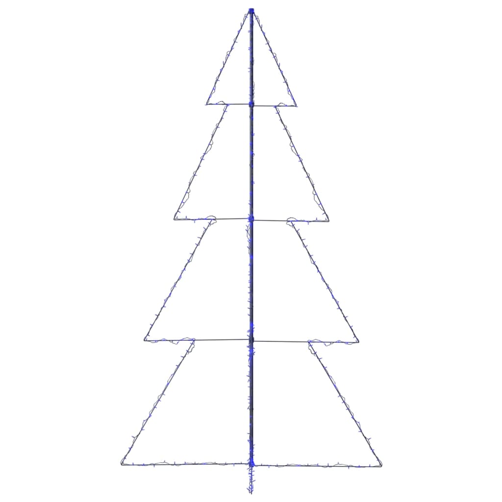 Árvore de Natal em cone 360 LEDs 143x250 cm interior e exterior - Image 4