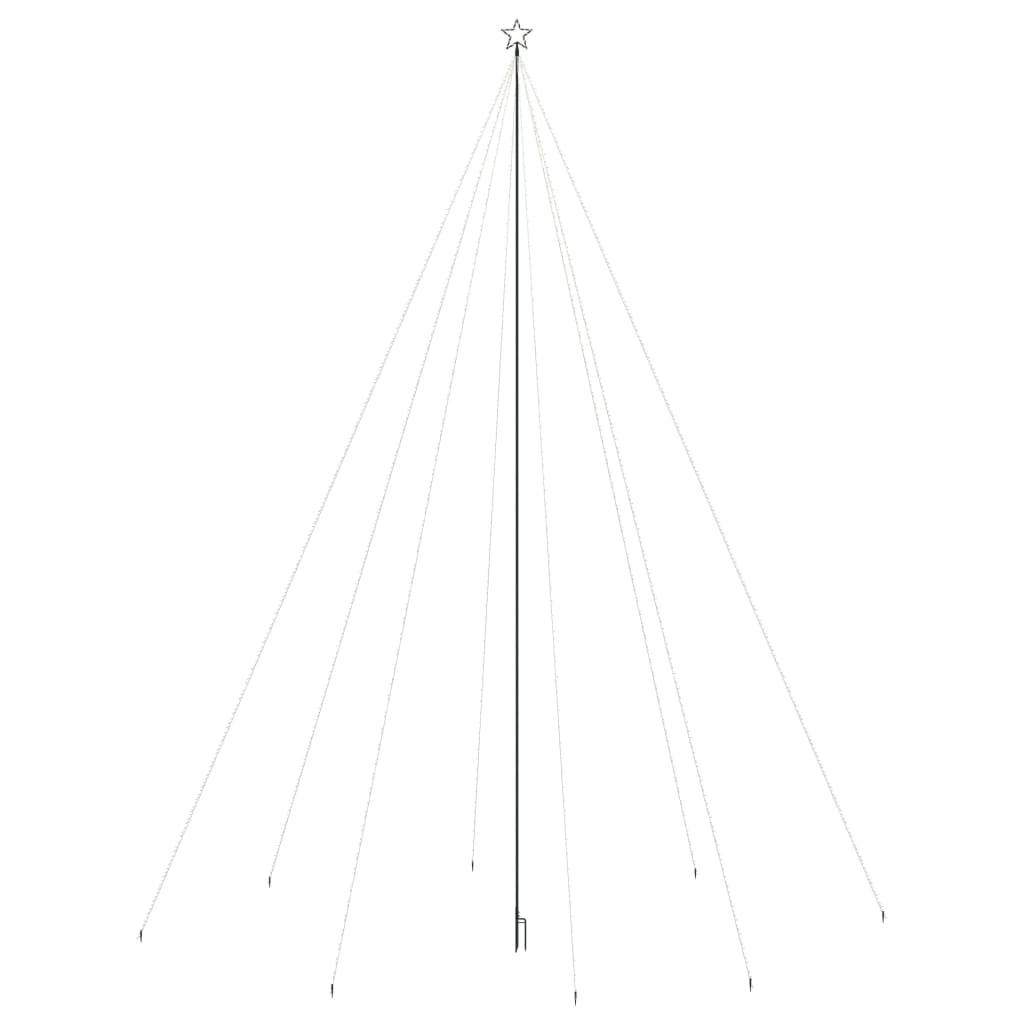 Iluminação p/ árvore de Natal int/ext 1300 LEDs 8 m colorido - Image 2