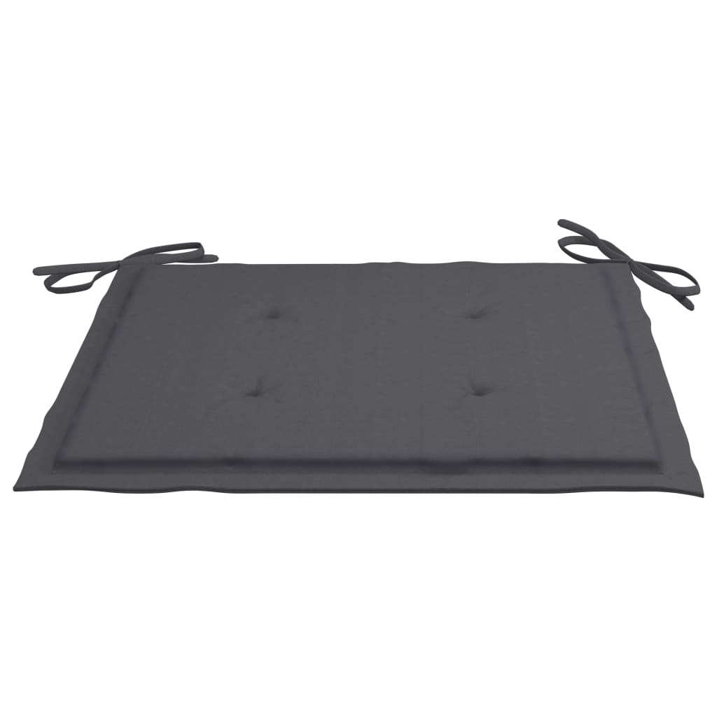Cadeiras de jardim dobráveis 8 pcs c/ almofadões acácia maciça - Image 11