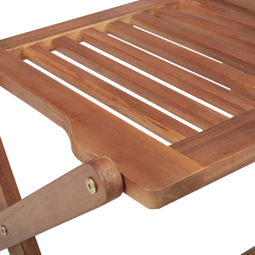 Cadeiras de jardim dobráveis c/ almofadões 6 pcs acácia maciça - Image 8