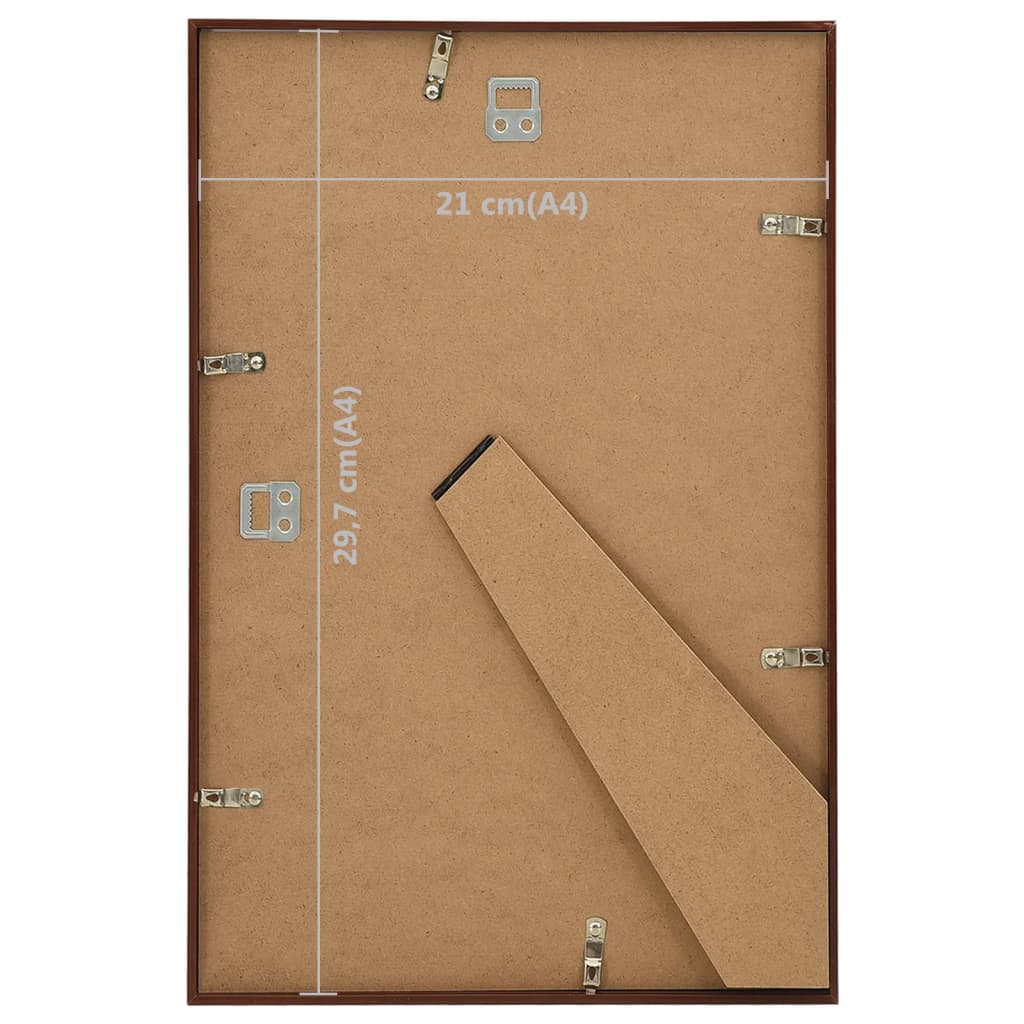 Molduras para parede ou mesa 3 pcs 21x29,7 cm MDF cor bronze - Image 8