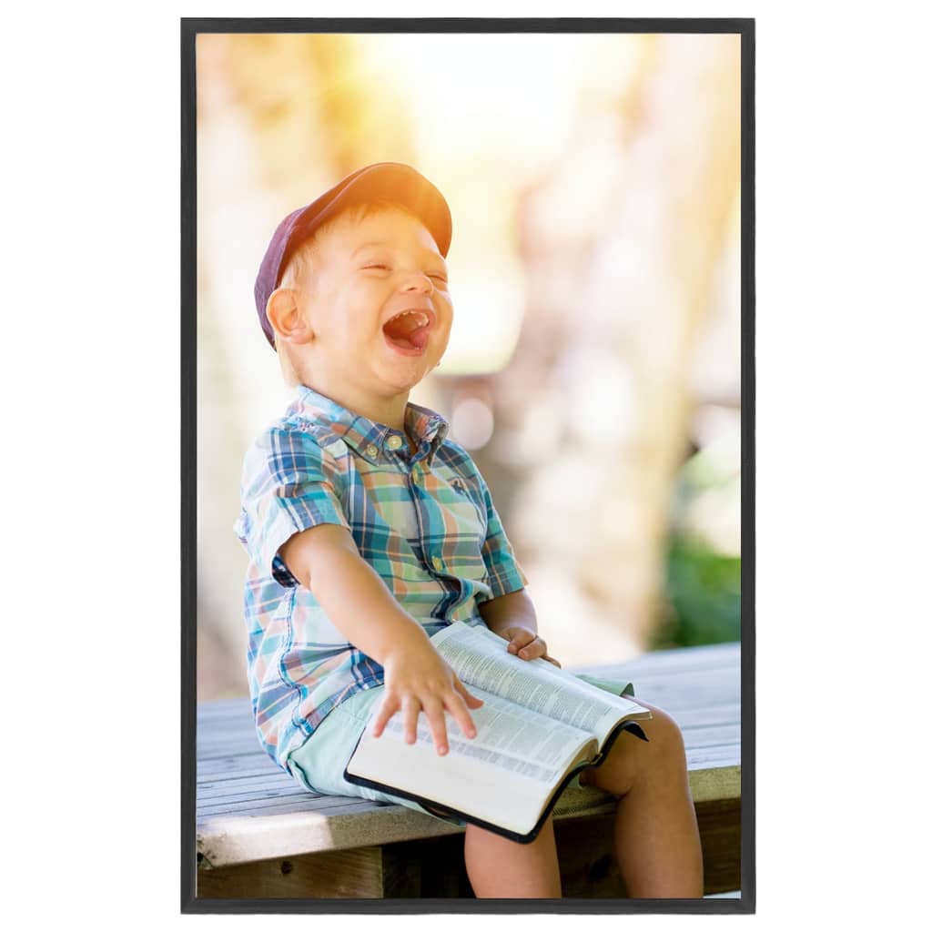 Molduras para mesa 3 pcs 13x18 cm MDF preto - Image 3