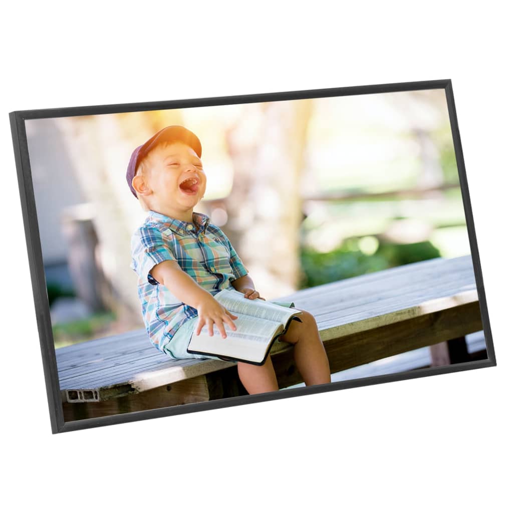 Molduras para mesa 3 pcs 13x18 cm MDF preto - Image 4