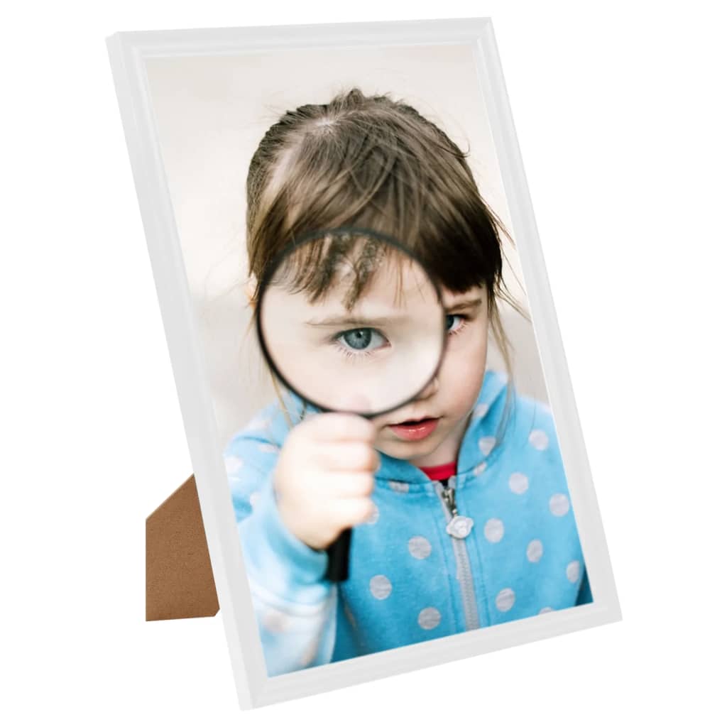 Molduras para mesa 3 pcs 10x15 cm MDF branco - Image 2