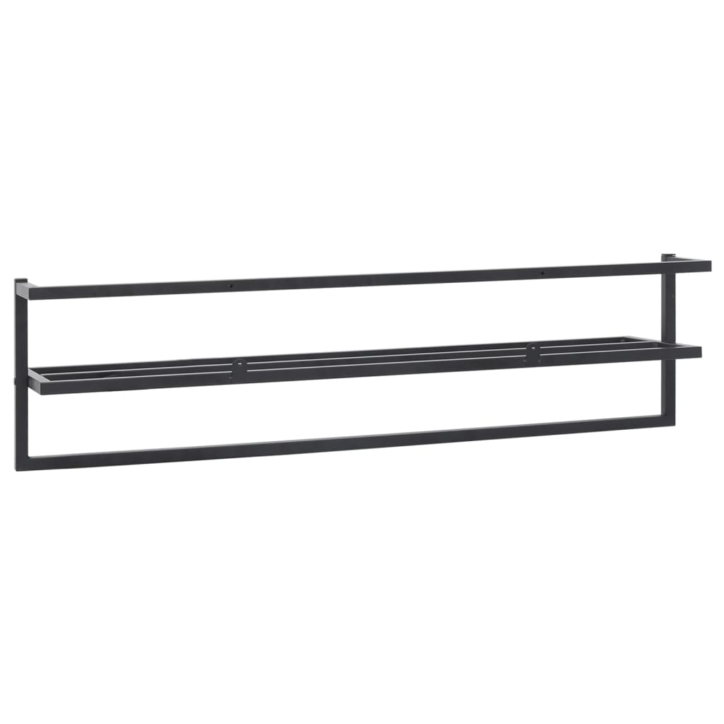 Toalheiro 95x25x22 cm ferro preto - Image 4