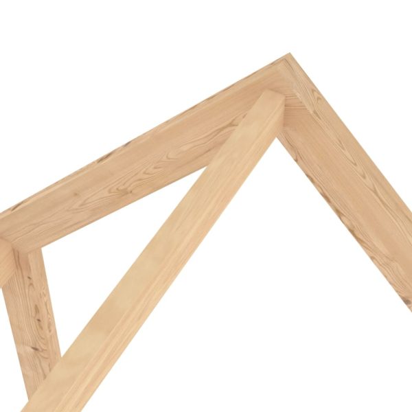 Estrutura de cama para crianças c/ gaveta 70x140cm pinho maciço - Image 5