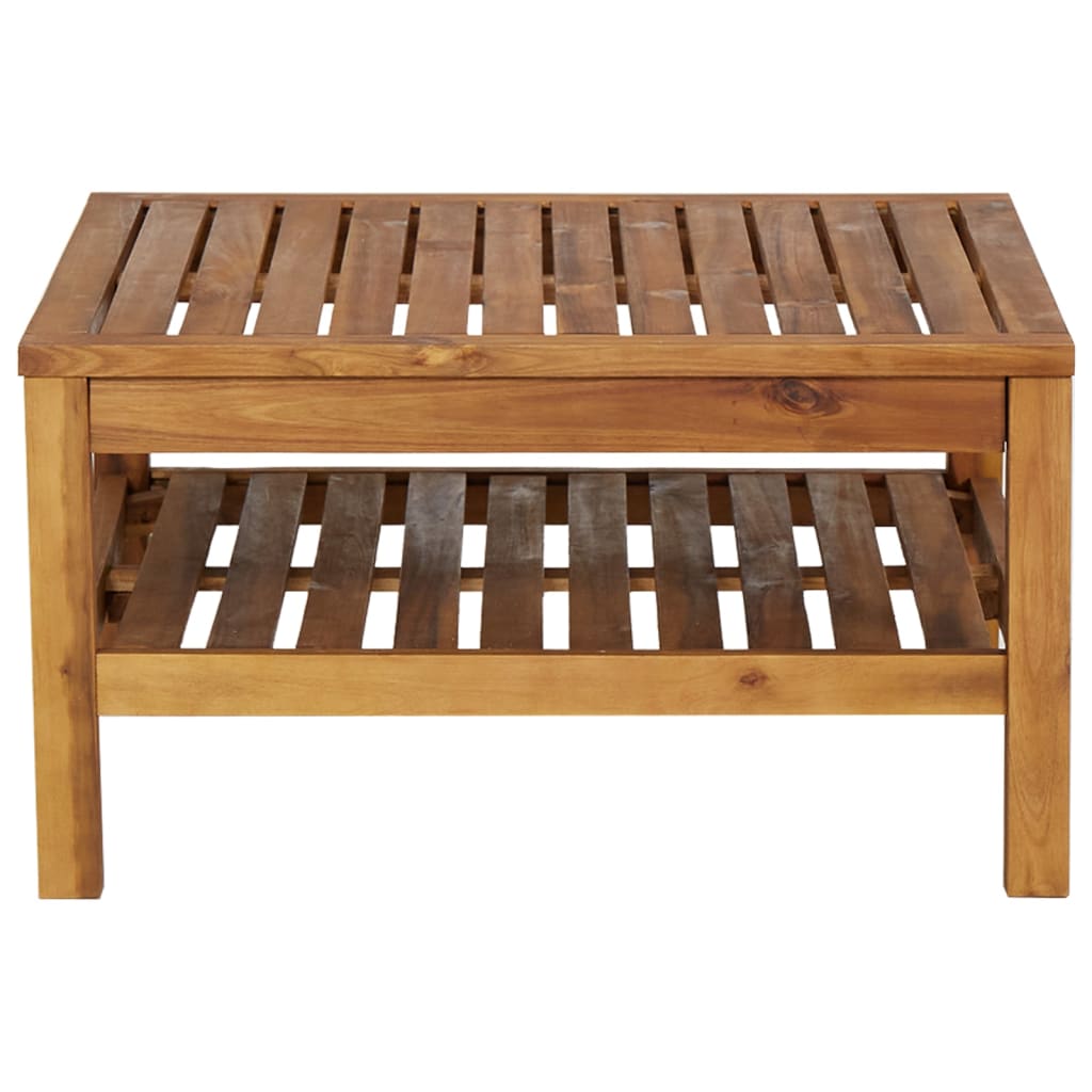 Mesa de centro 65x65x35 cm madeira de acácia maciça - Image 4
