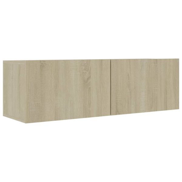 6pcs conjunto de móveis de TV derivados madeira carvalho sonoma - Image 5