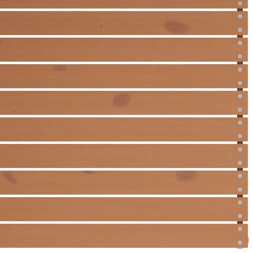 Sofá de centro para jardim madeira de pinho maciça castanho mel - Image 4