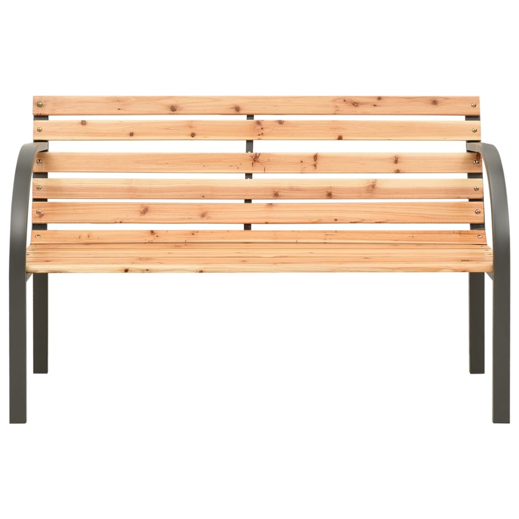 Banco de jardim para crianças 81 cm madeira de abeto chinês - Image 2