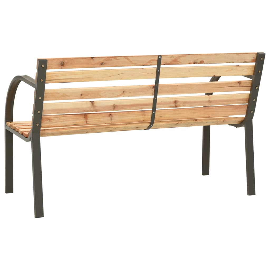 Banco de jardim para crianças 81 cm madeira de abeto chinês - Image 4