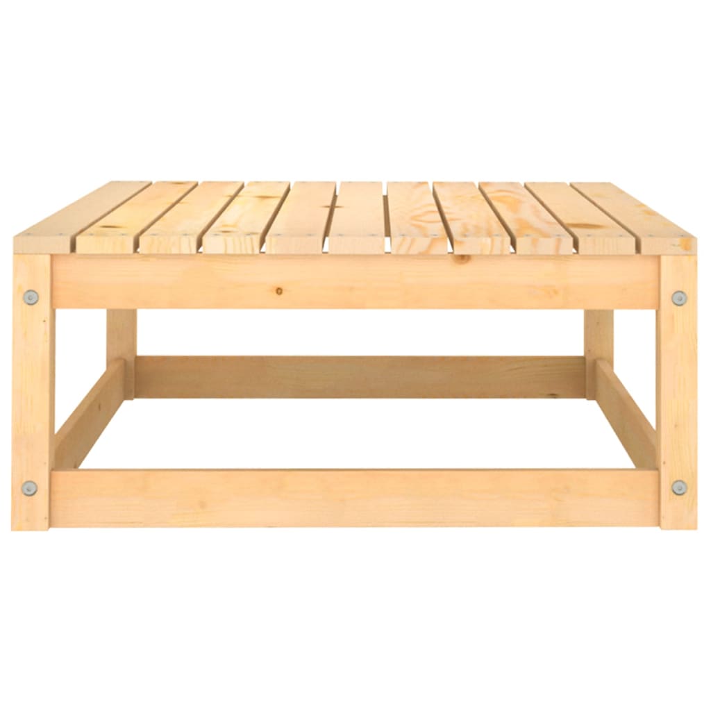 5 pcs conjunto lounge de jardim c/ almofadões pinho maciço - Image 5