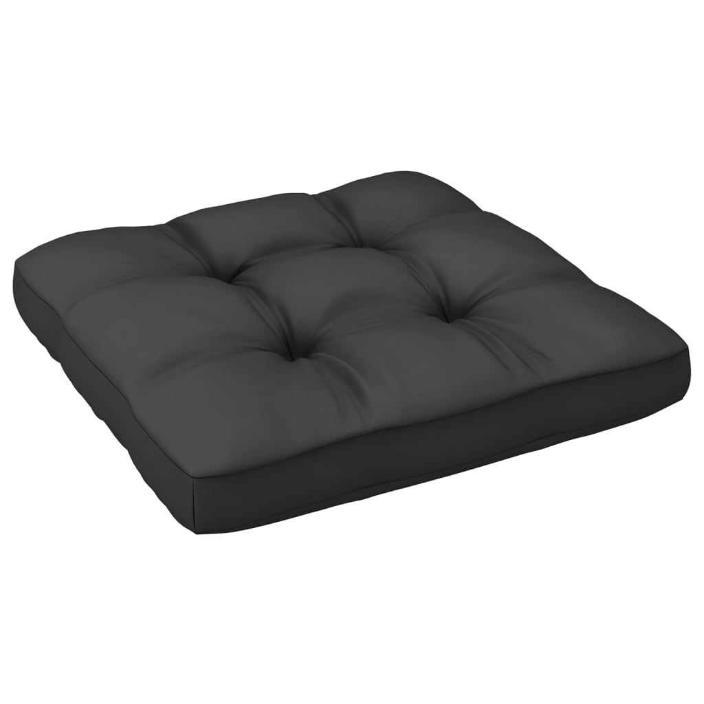11 pcs conj. lounge jardim c/ almofadões antracite pinho maciço - Image 6