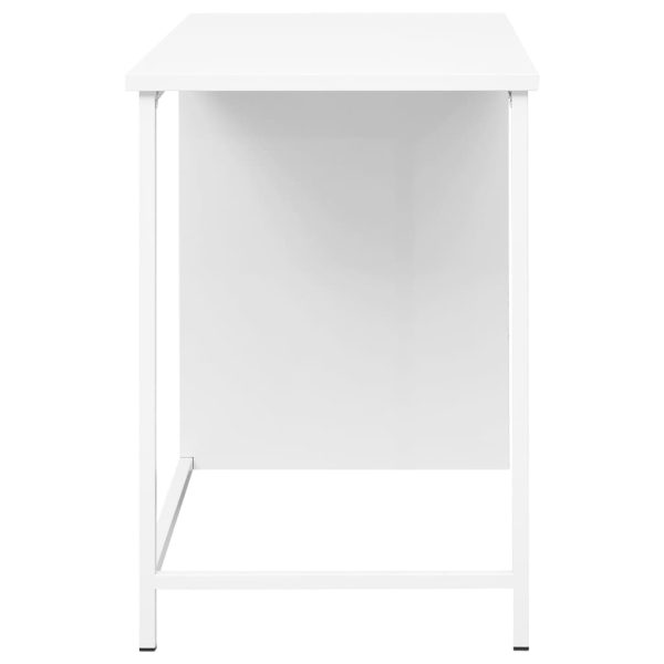 Secretária industrial c/ gavetas 105x52x75 cm aço branco - Image 4