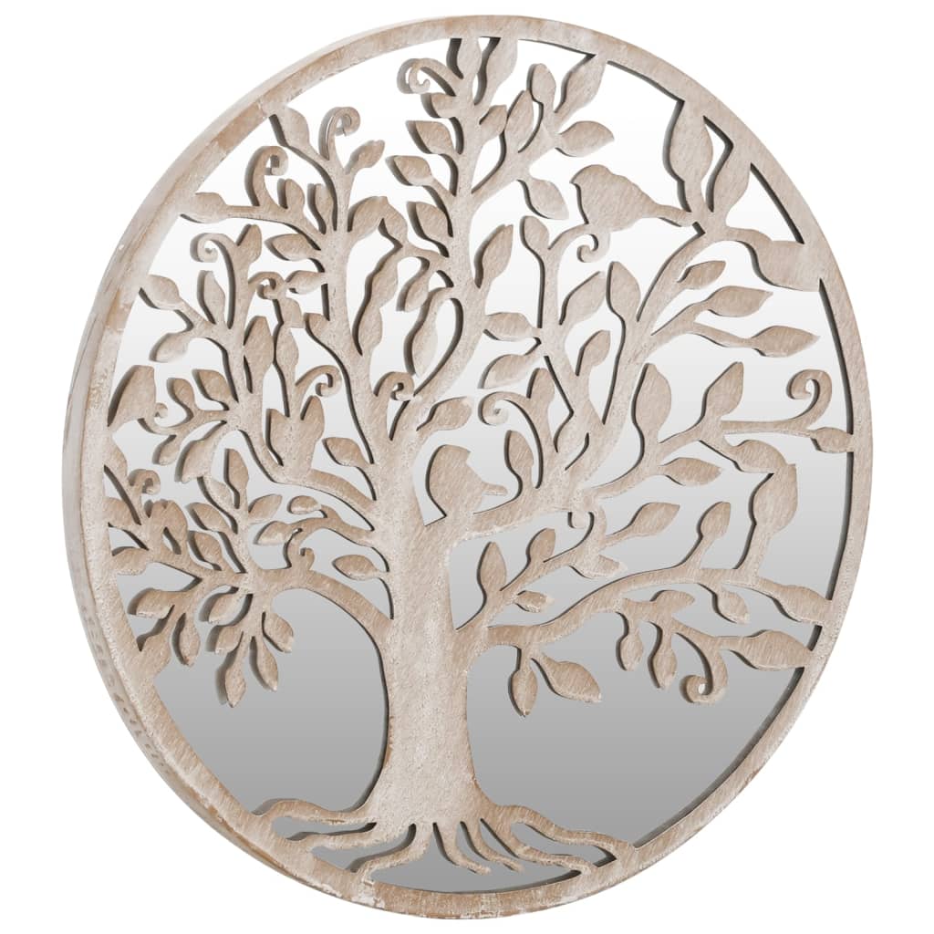 Espelho de jardim p/ uso exterior ferro 60x2,5 cm cor de areia - Image 2