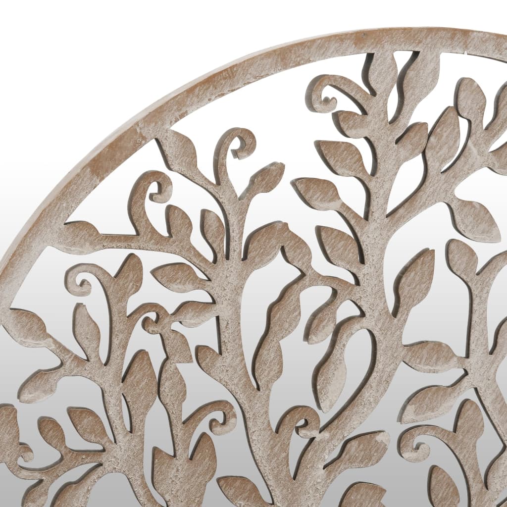 Espelho de jardim p/ uso exterior ferro 60x2,5 cm cor de areia - Image 4