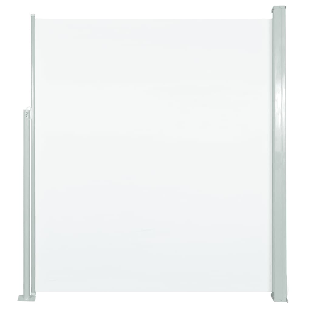 Toldo lateral retrátil para pátio 160x300 cm cor creme - Image 2