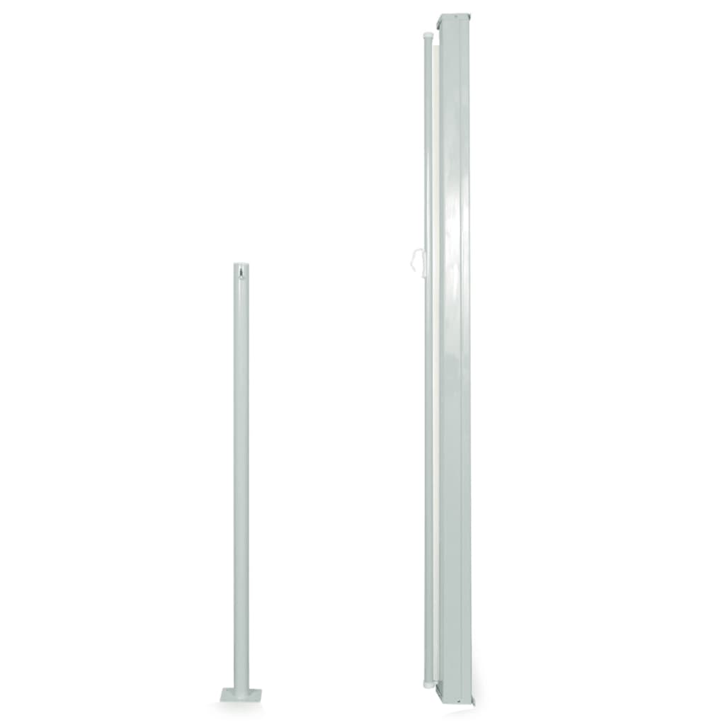 Toldo lateral retrátil para pátio 160x300 cm cor creme - Image 3