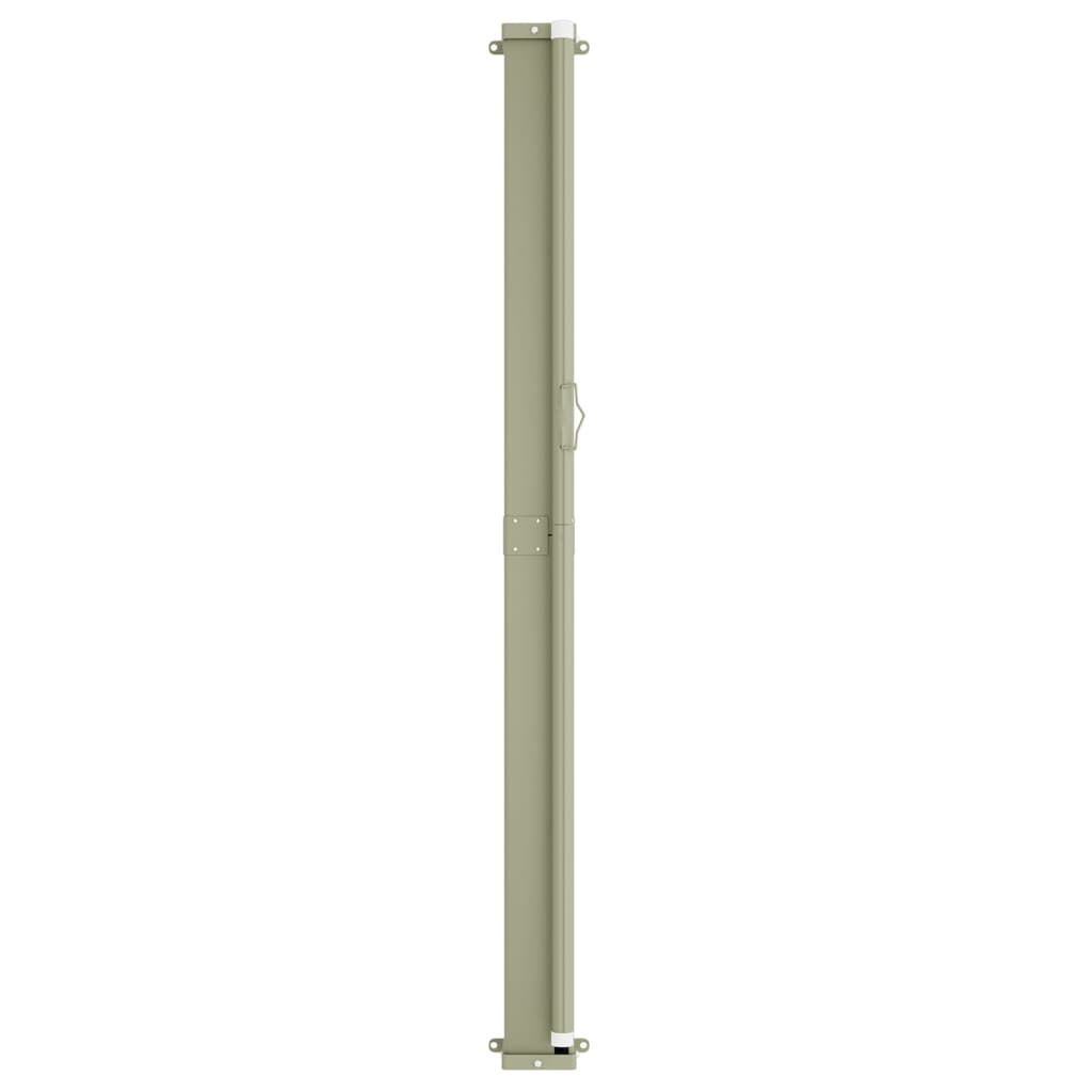 Toldo lateral retrátil para pátio 140x600 cm vermelho - Image 6
