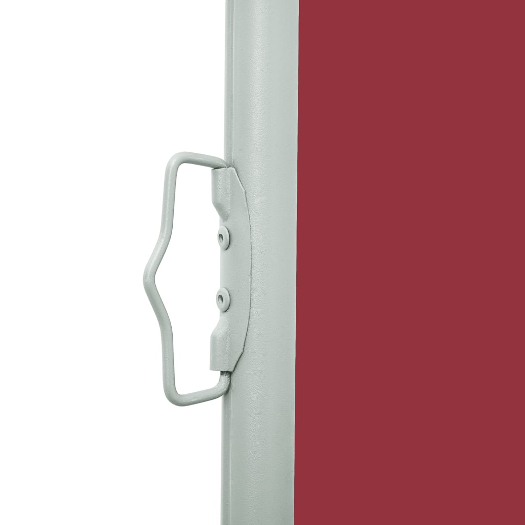 Toldo lateral retrátil para pátio 160x600 cm vermelho - Image 4