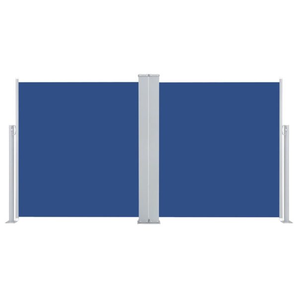 Toldo lateral retrátil 160x600 cm azul - Image 4