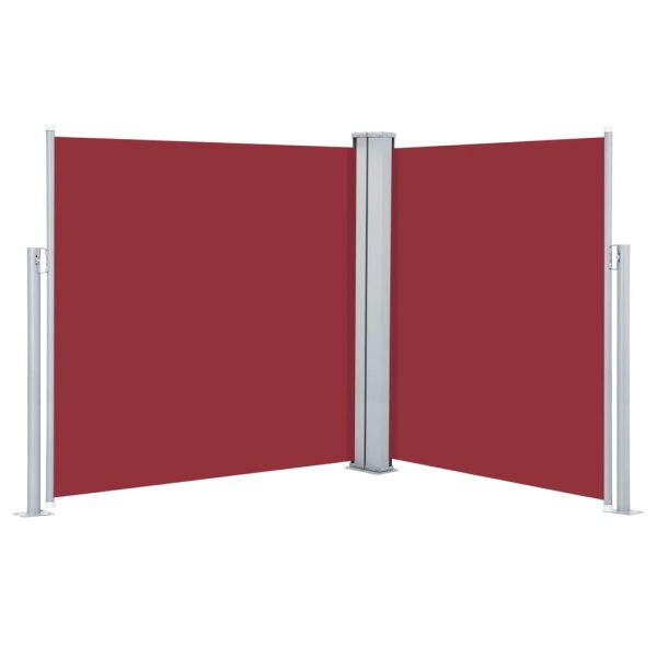 Toldo lateral retrátil 160x600 cm vermelho - Image 2