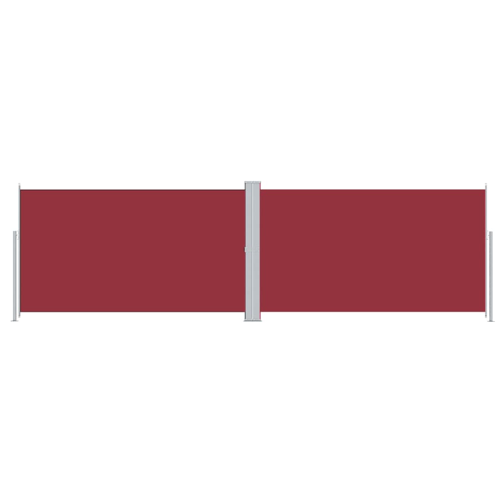Toldo lateral retrátil 180x600 cm vermelho - Image 2