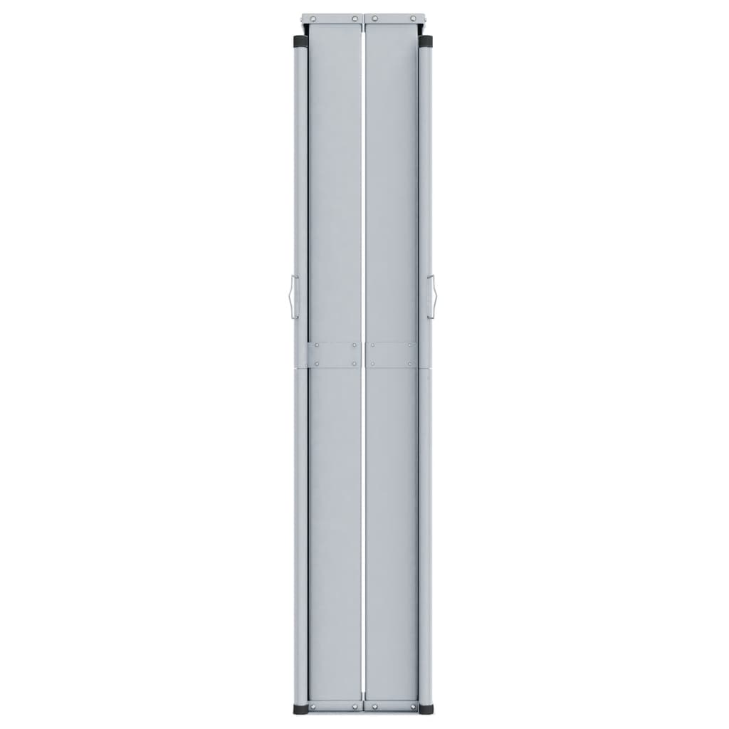 Toldo lateral retrátil 140x1000 cm castanho - Image 4