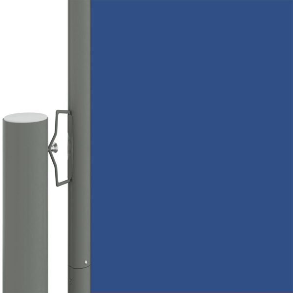 Toldo lateral retrátil 117x1200 cm azul - Image 3