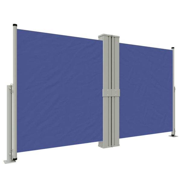 Toldo lateral retrátil 140x1200 cm azul