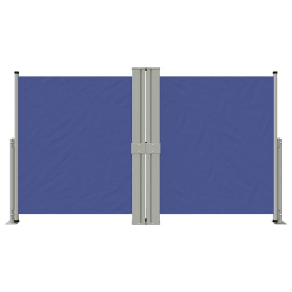 Toldo lateral retrátil 140x1200 cm azul - Image 2