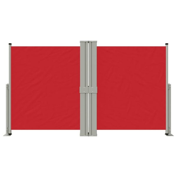 Toldo lateral retrátil 140x1200 cm vermelho - Image 2