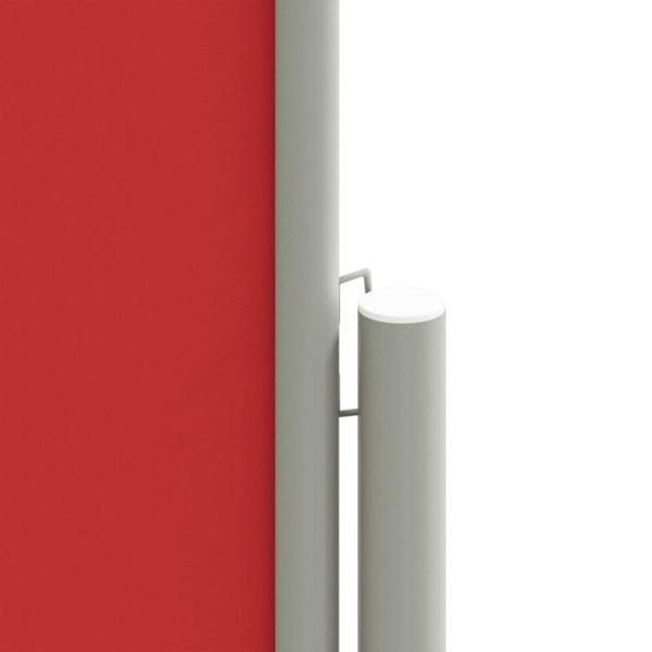 Toldo lateral retrátil 140x1200 cm vermelho - Image 3