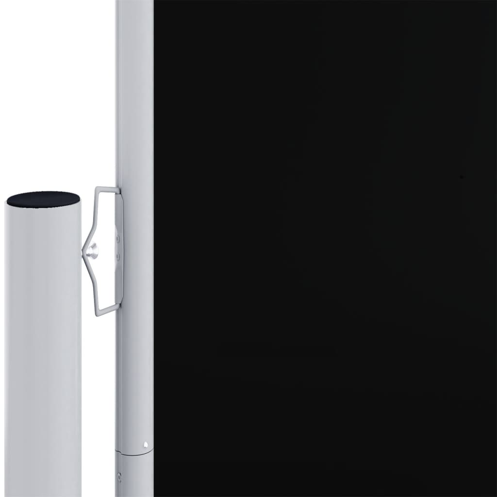Toldo lateral retrátil 200x1200 cm preto - Image 3