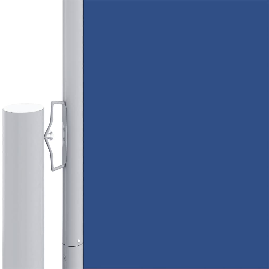 Toldo lateral retrátil 220x1200 cm azul - Image 3