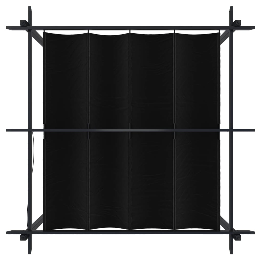 Gazebo de jardim com telhado retrátil 3x3 m antracite - Image 7