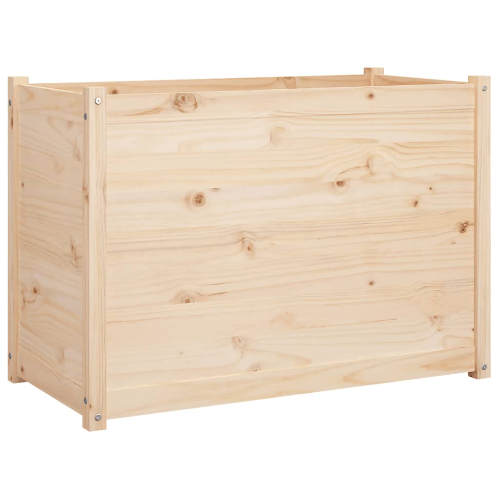 Vaso de jardim 100x50x70 cm madeira de pinho maciça - Image 2