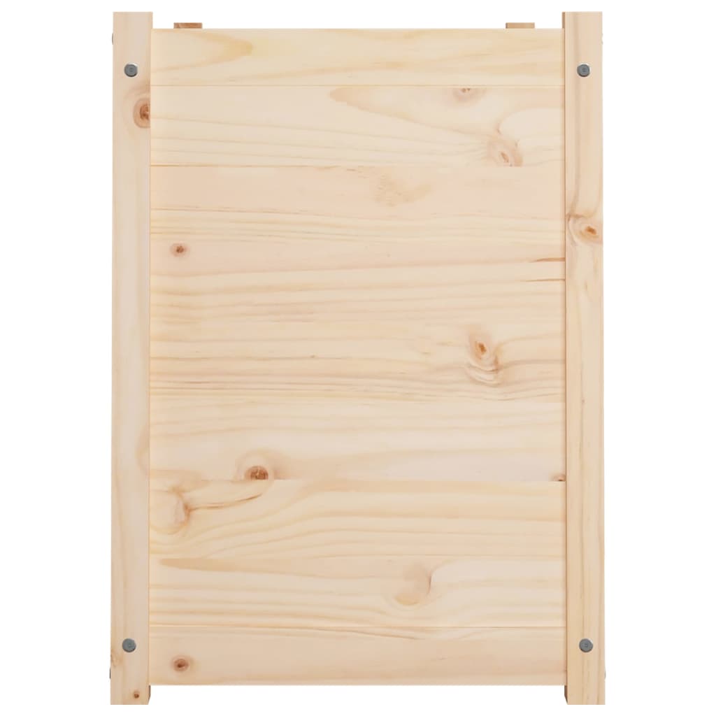 Vaso de jardim 100x50x70 cm madeira de pinho maciça - Image 4