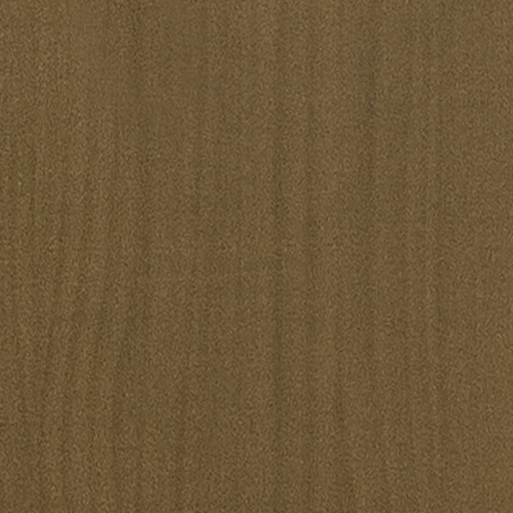 Vaso/floreira de jardim 200x50x70 cm pinho maciço castanho-mel - Image 7