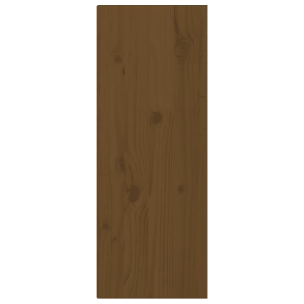 Armários de parede 2 pcs 30x30x80 cm pinho maciço castanho-mel - Image 7