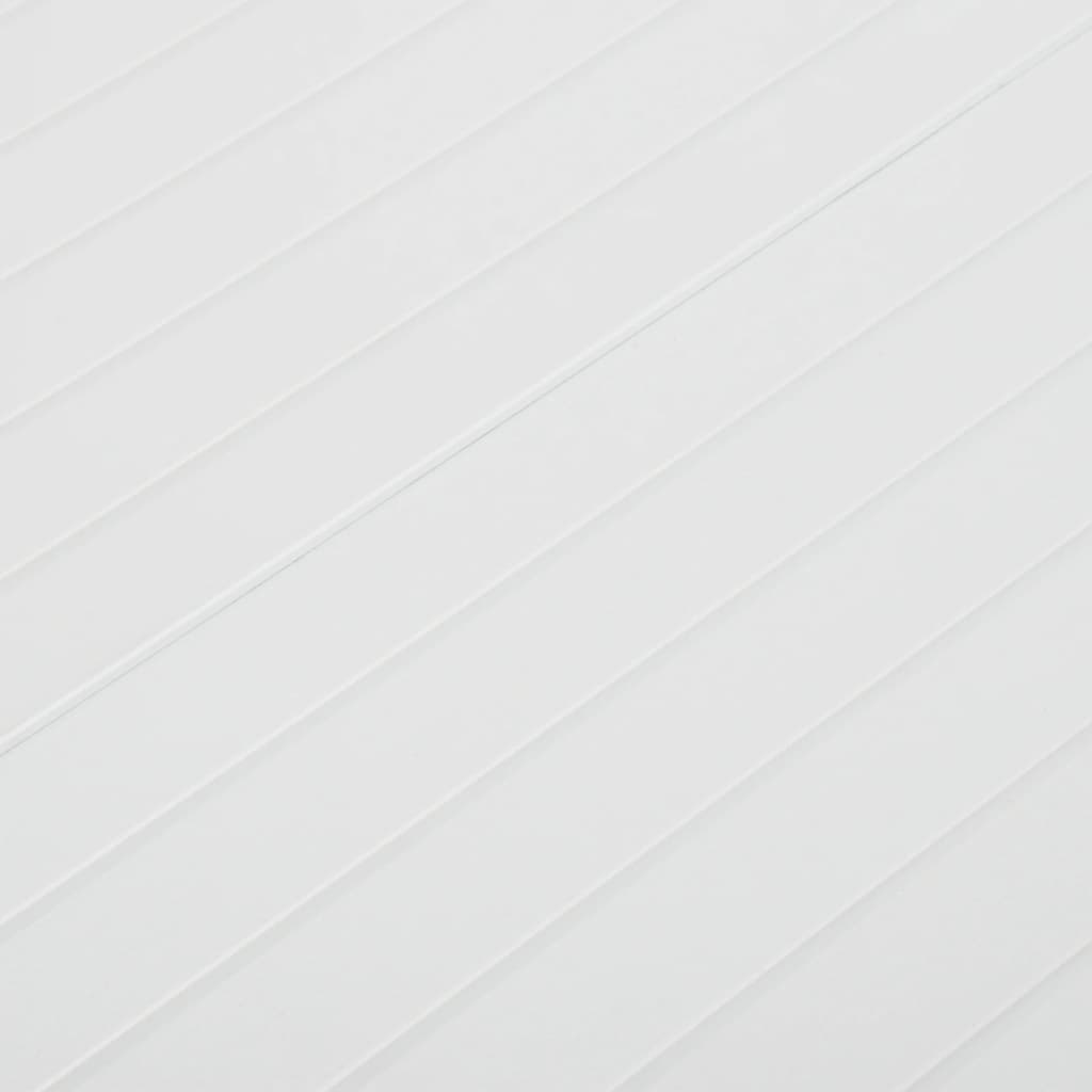 Mesa de jardim 150x90x72 cm PP branco - Image 7