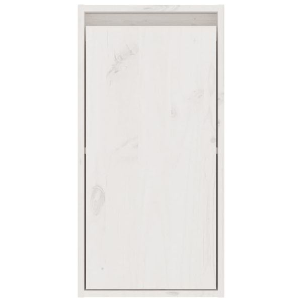 Móveis de TV 2 pcs madeira de pinho maciça branco - Image 8