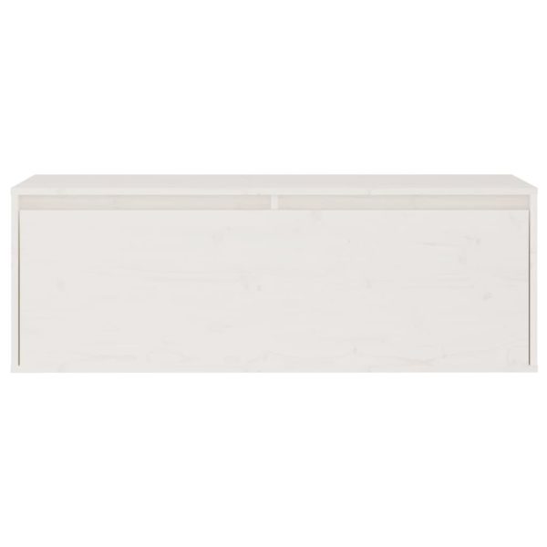 Móveis de TV 3 pcs madeira de pinho maciça branco - Image 5