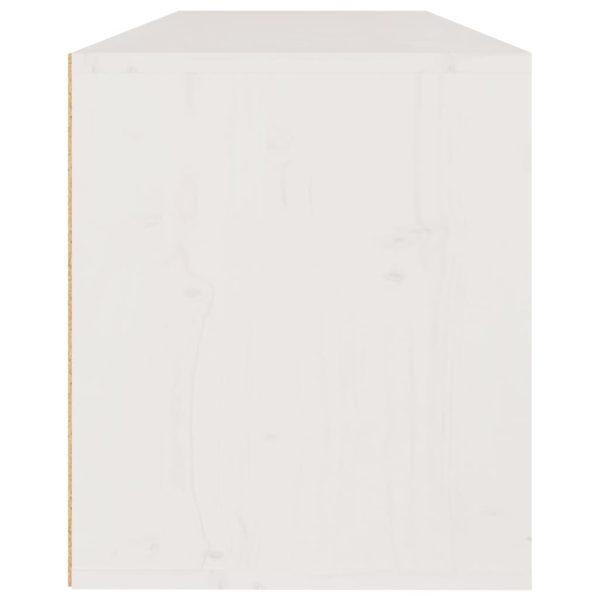 Móveis de TV 3 pcs madeira de pinho maciça branco - Image 6