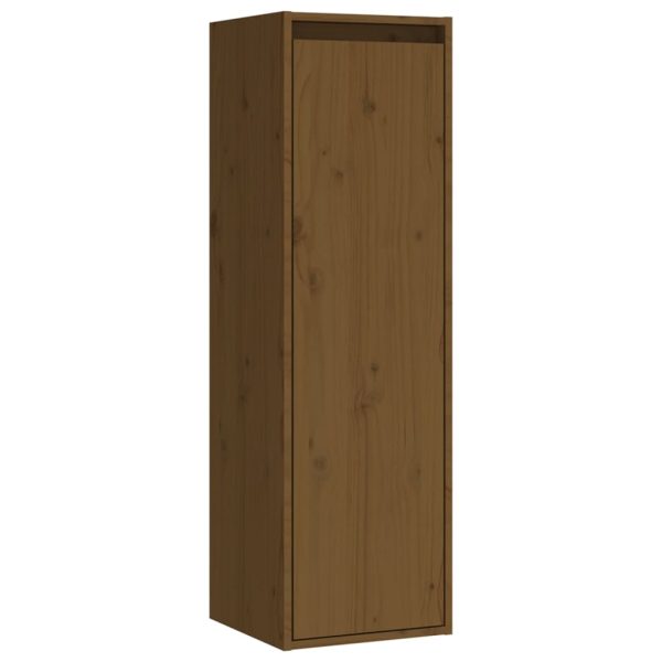 Móveis de TV 3 pcs madeira de pinho maciça castanho-mel - Image 6